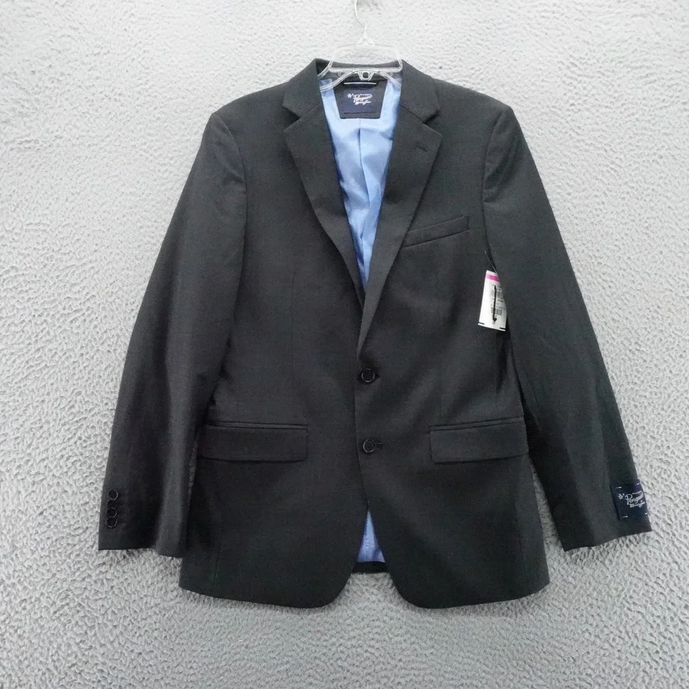 Original Penguin Mens Osmans Wool Blend Blazer Black 38R Sport Coat NEW